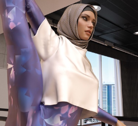 Cerita Dewasa Penarik Balet Cantik Berhijab, Ballerina